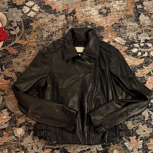 Women's Black Leather Jacket